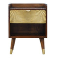 Manila Gold One Drawer nightstand.