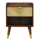 Manila Gold One Drawer nightstand.
