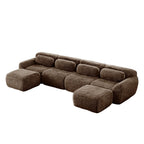 Modular Anti-Slip U-Shaped Boneless Sofa.