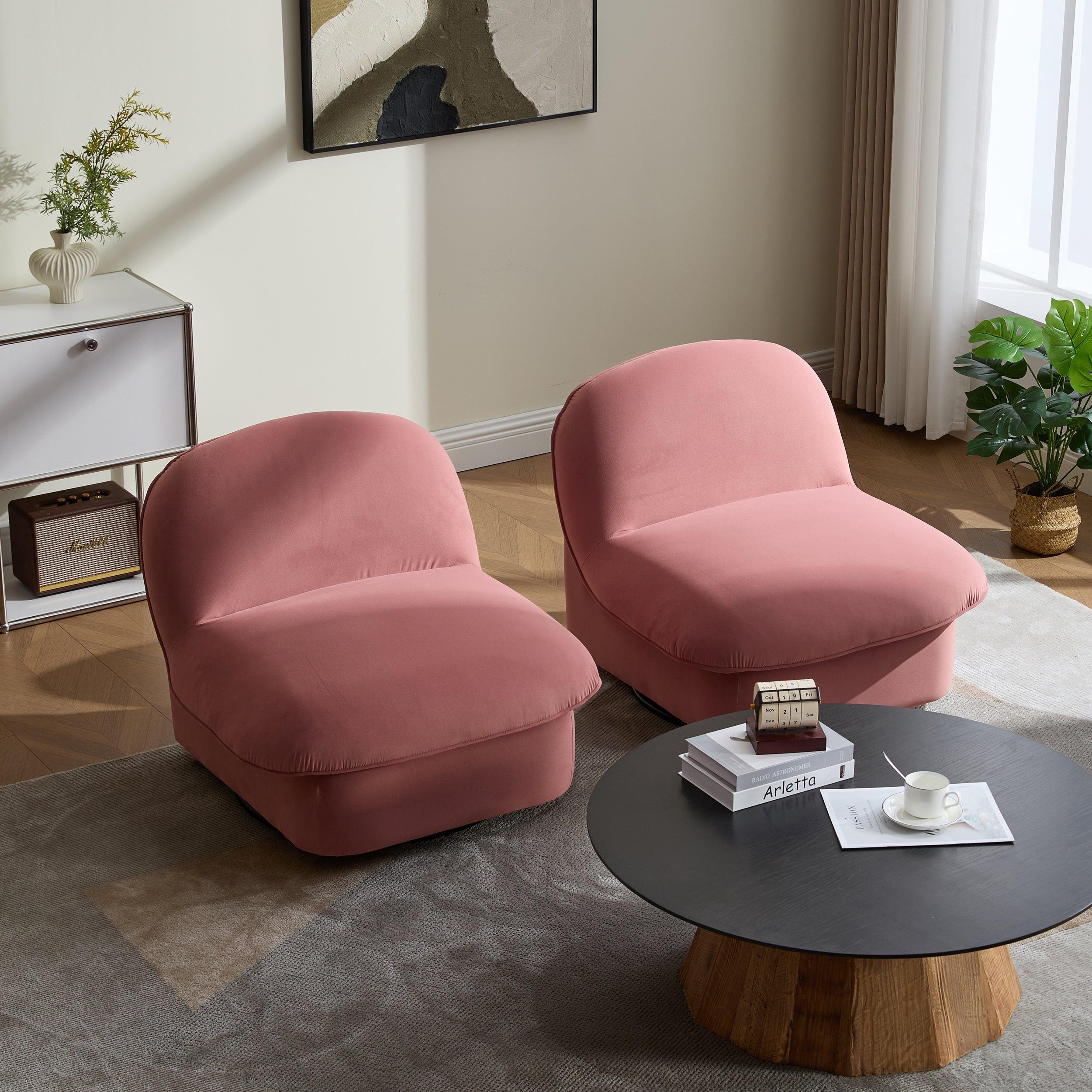 Coral Swivel Accent Chair for Living Room and Office.