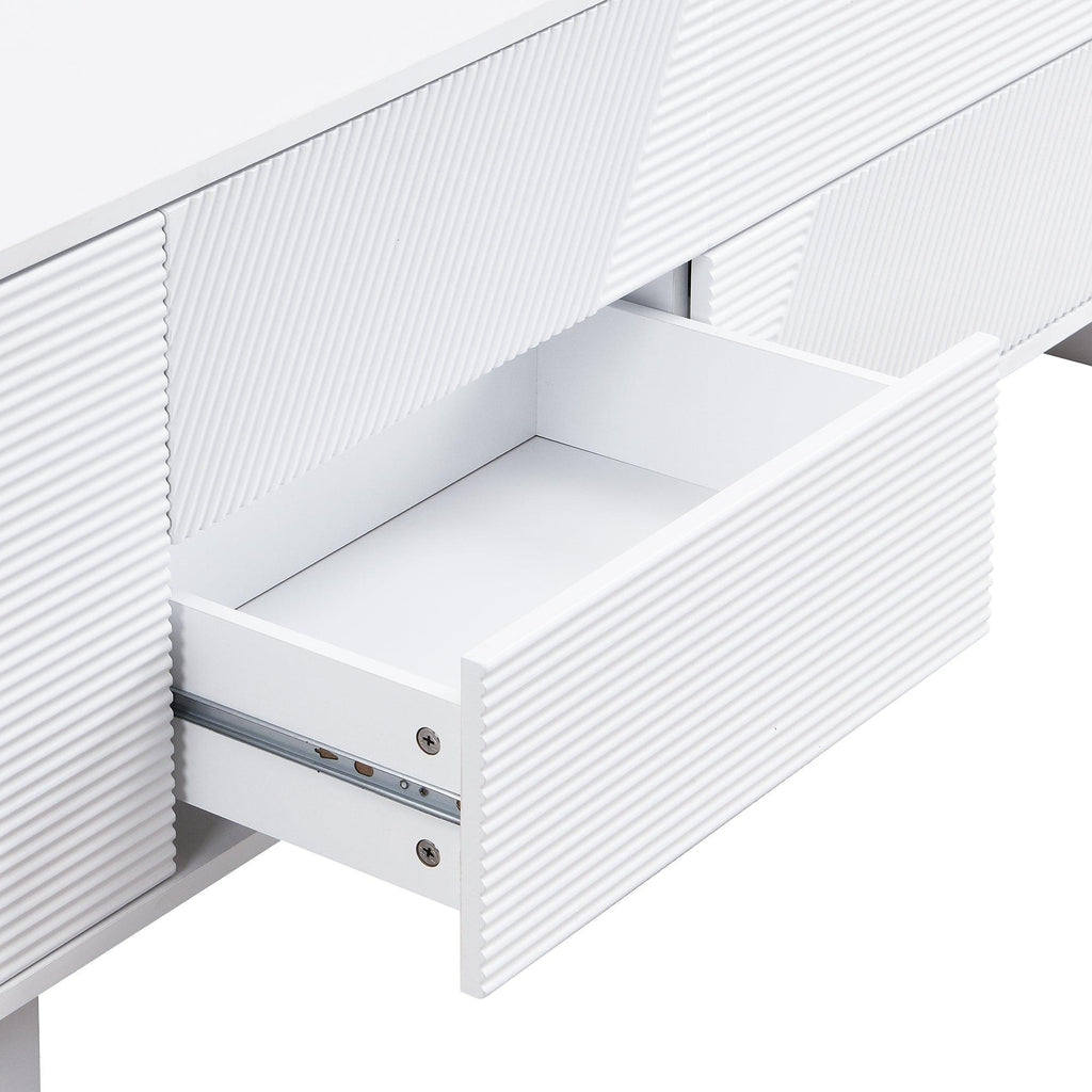 70.8'' Modern TV Stand for 75 Inch TVs - Stylish Storage Solution.