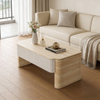 Lift Top Coffee Table with Hidden Storage for Small Spaces.