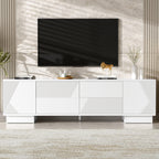 70.8'' Modern TV Stand for 75 Inch TVs - Stylish Storage Solution.