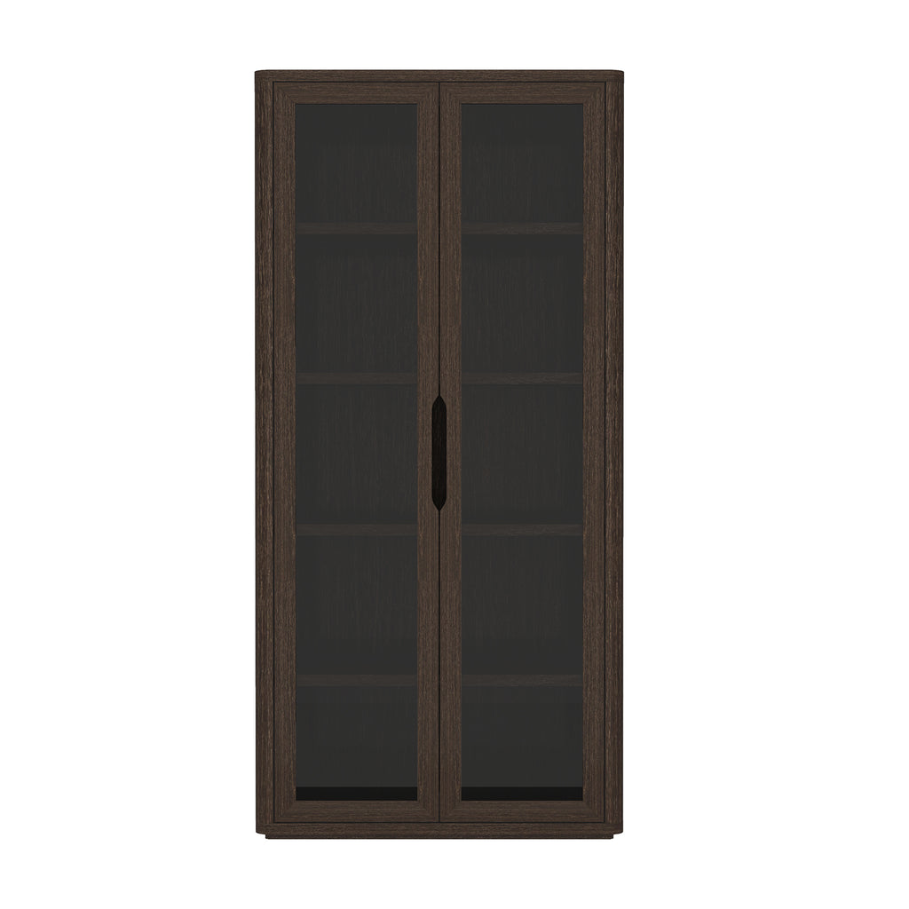 Rivington 38' Bookcase Cabinet in Walnut