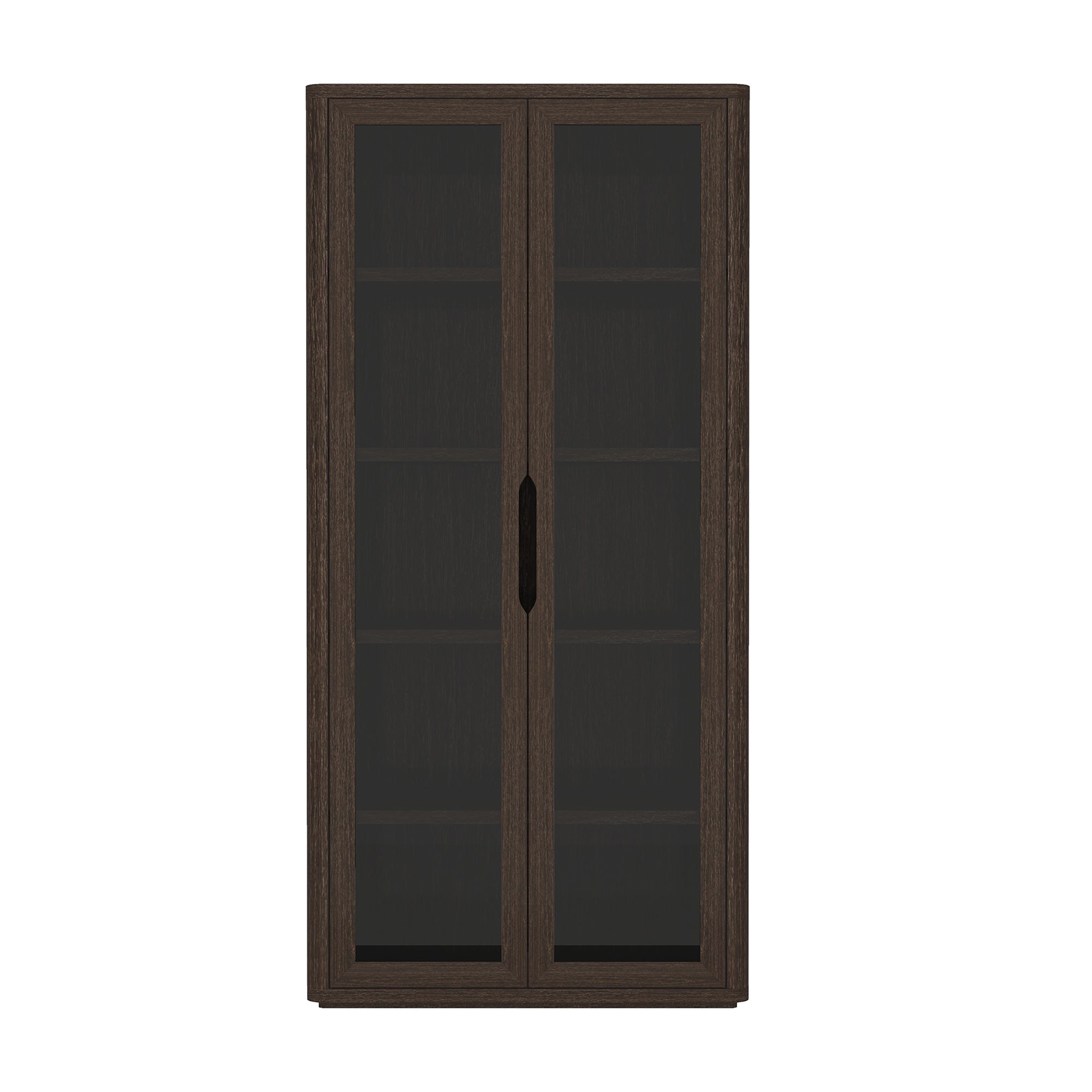 Rivington 38' Bookcase Cabinet in Walnut