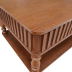 Vintage Brown Lift Top Coffee Table with Storage.