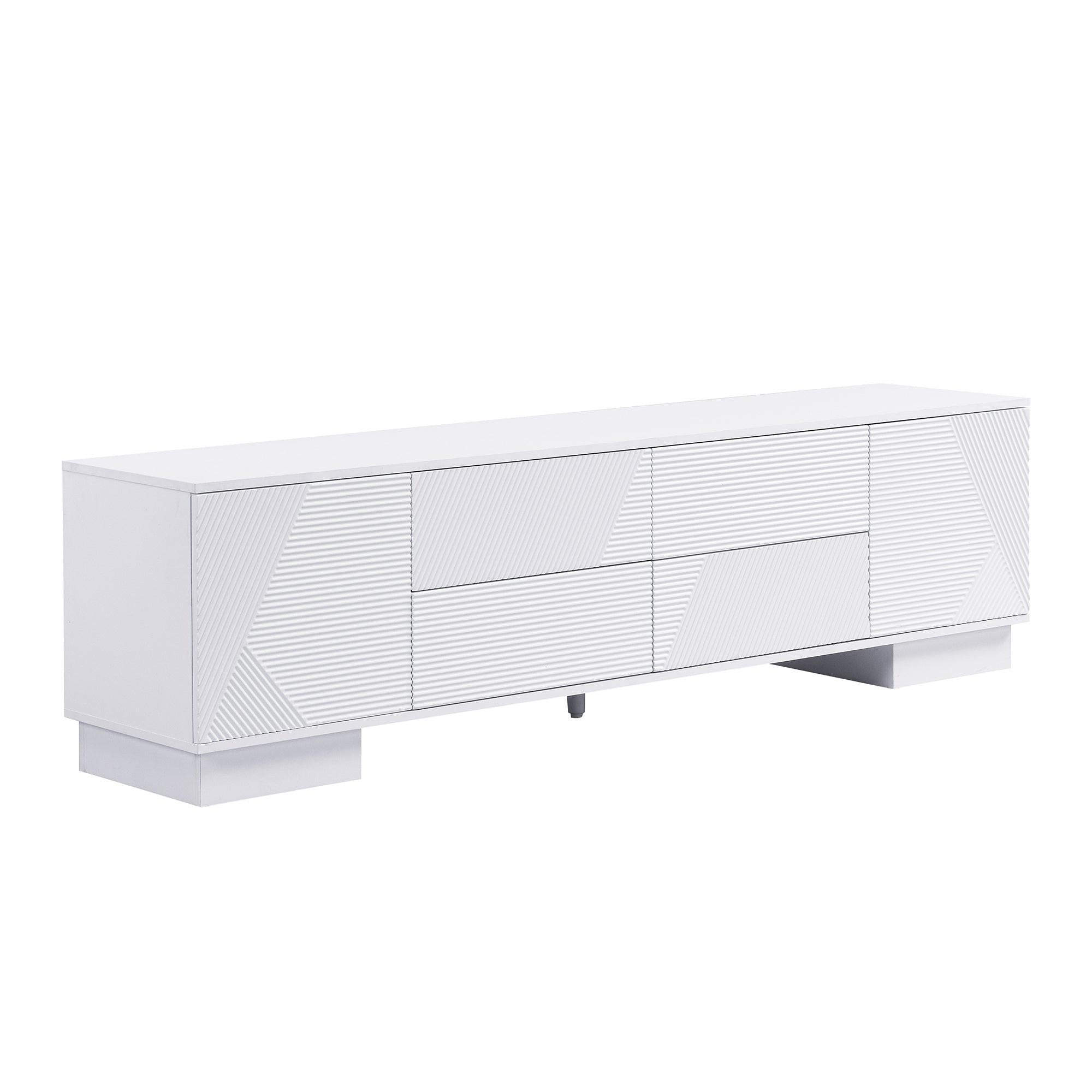 70.8'' Modern TV Stand for 75 Inch TVs - Stylish Storage Solution.