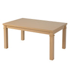 6-Piece Modern Dining Set, Rectangle Kitchen Table with 4 Upholstered Chairs & Bench, Ideal for Dining Room and Living Room, (Easy Assembly, Space Saving)