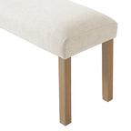 6-Piece Modern Dining Set, Rectangle Kitchen Table with 4 Upholstered Chairs & Bench, Ideal for Dining Room and Living Room, (Easy Assembly, Space Saving)