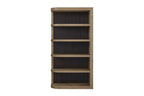 Solid wood Reversible Oak Etagere featuring natural oak grain and dark backing, ideal for flexible shelving needs.