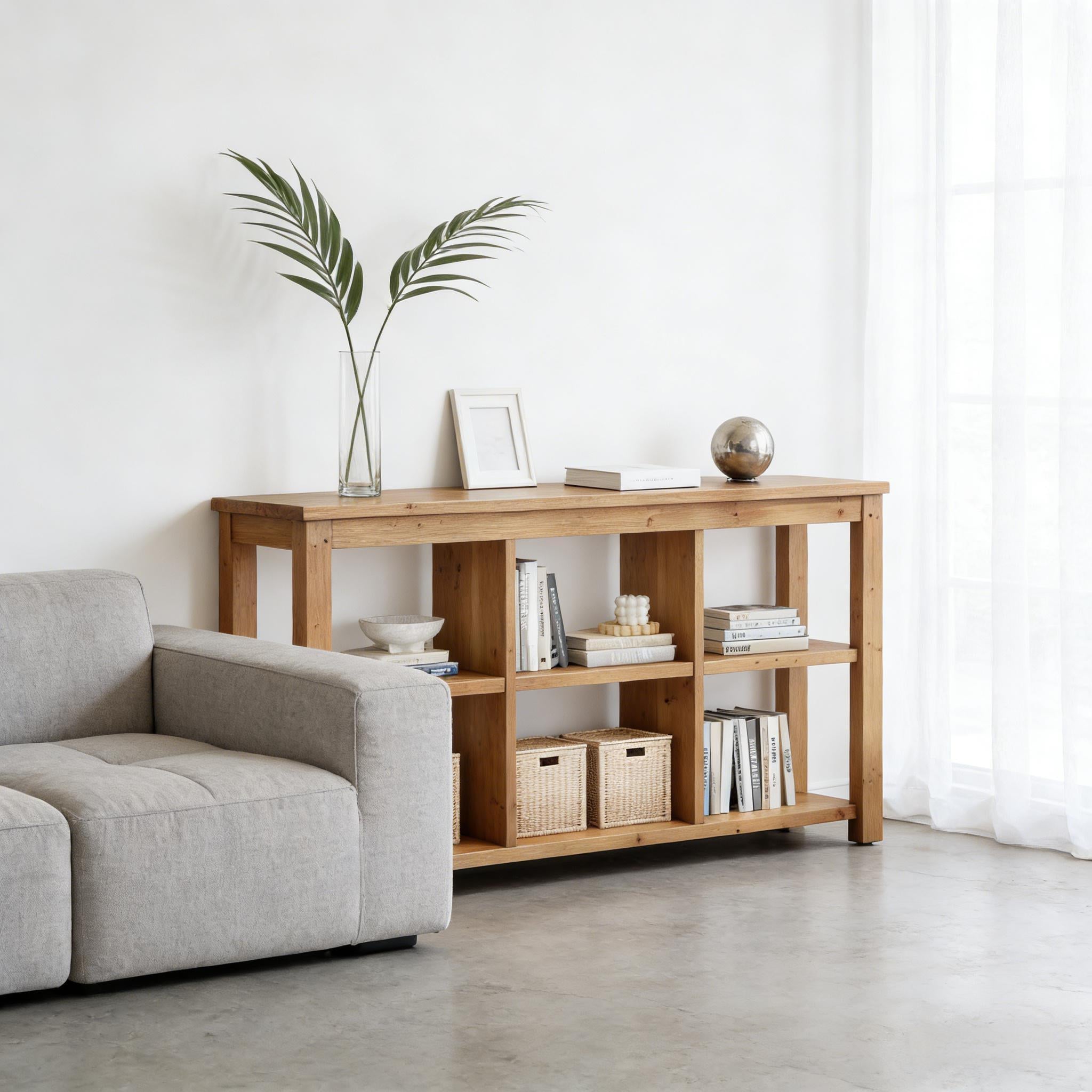 Solid Wood Console Table - Modern Design for Any Room.