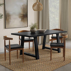 Whitley Black Wooden Dining Table.