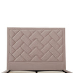 Crosby Upholstered Velvet Full Bed in Blush