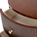 Valentine 24' Beech Wood Storage Side Table.