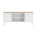 Landen 47' Metal Storage Cabinet in White