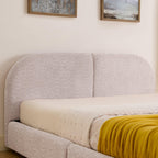 Queen Size Upholstered Bed Frame - Modern Minimalist Design.