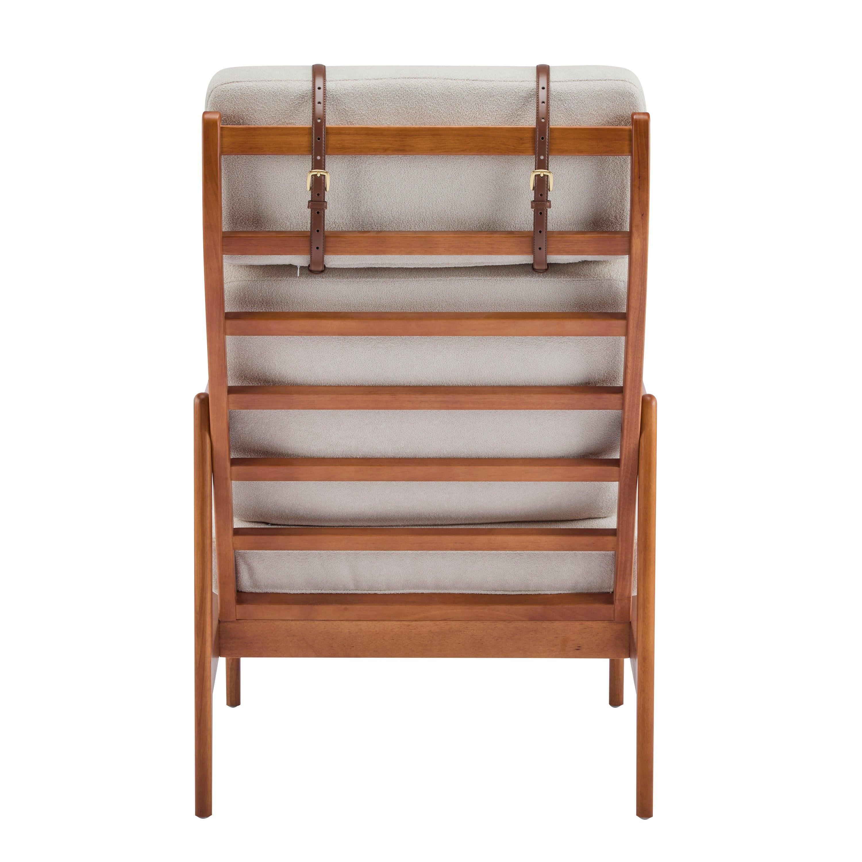 Mid Century Modern Accent Armchair for Comfortable Seating.