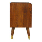 Manila Gold One Drawer nightstand.