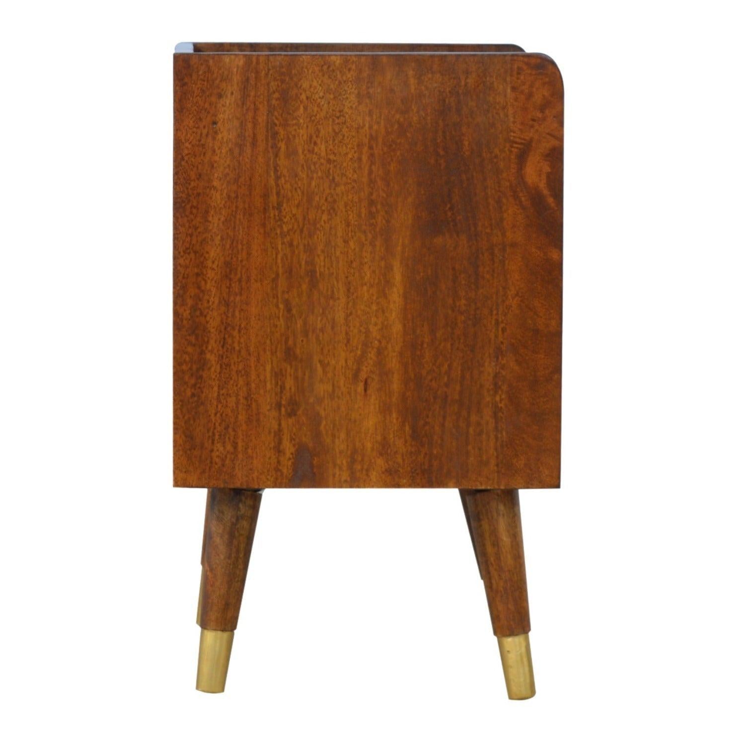 Manila Gold One Drawer nightstand.