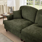 Mid Century 4 Seater Sofa with Flared Arms and Skirts.