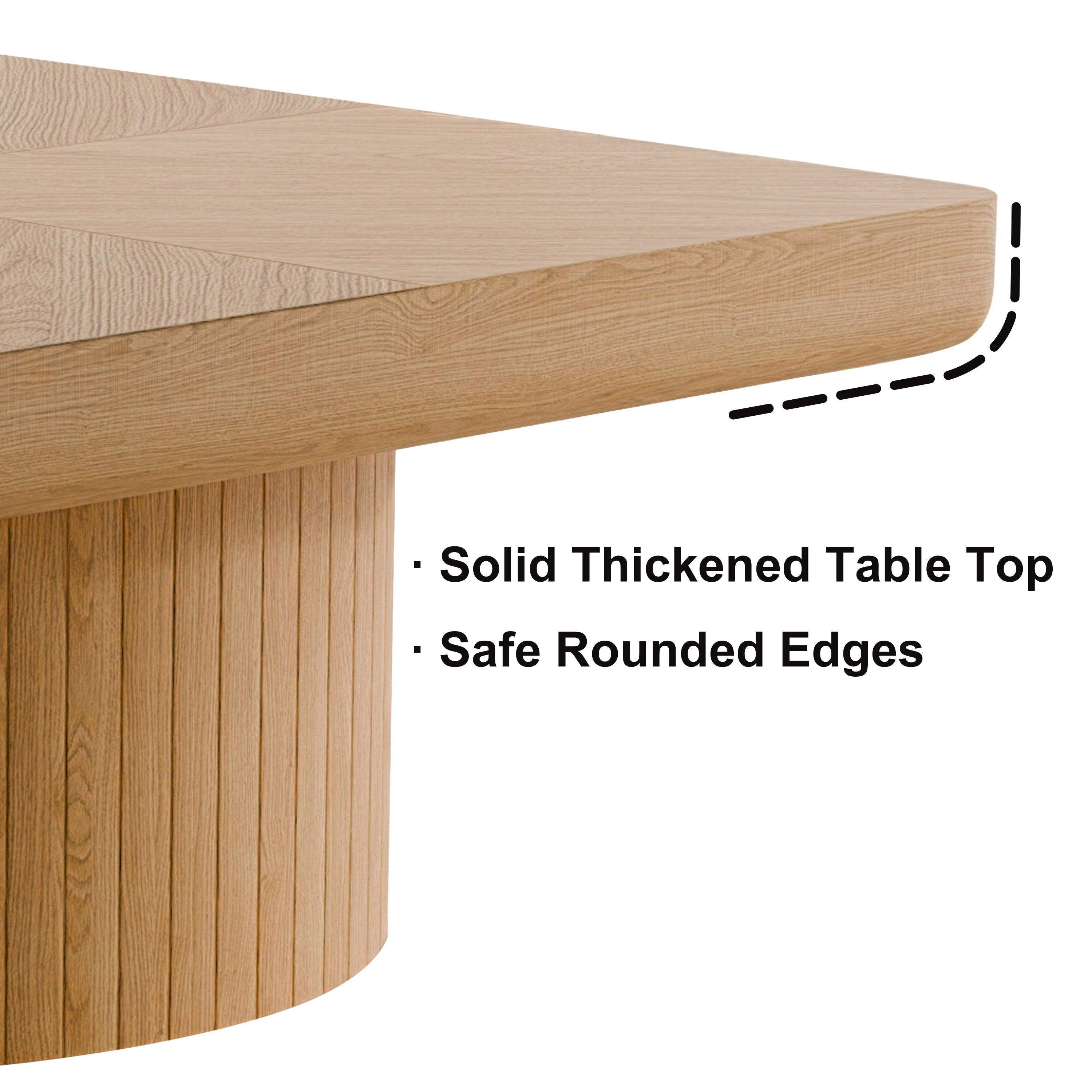 Modern Wood Nesting Coffee Table Set for Living Room.