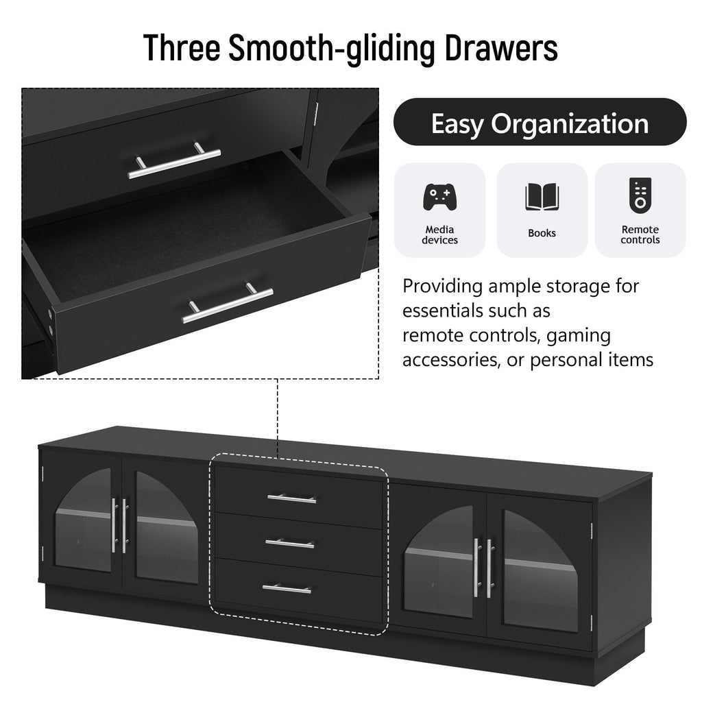 68.9'' Modern Minimalist TV Stand for TVs up to 75 Inches.