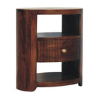Artisan Solid Wood Bedside Table - Bordeaux Design.