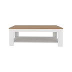 Modern Rectangular Coffee Table with Lower Shelf.