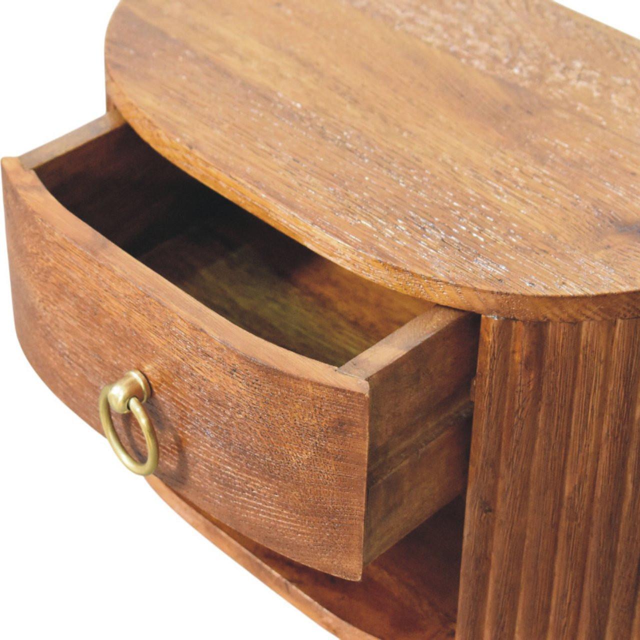 Artisan Furniture Solid Wood Nightstand for Bedrooms.