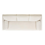 Knox 84' Modern Farmhouse Sofa French Beige Velvet.