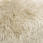 Becker 33' Sheepskin Accent Arm Chair in Taupe Beige.