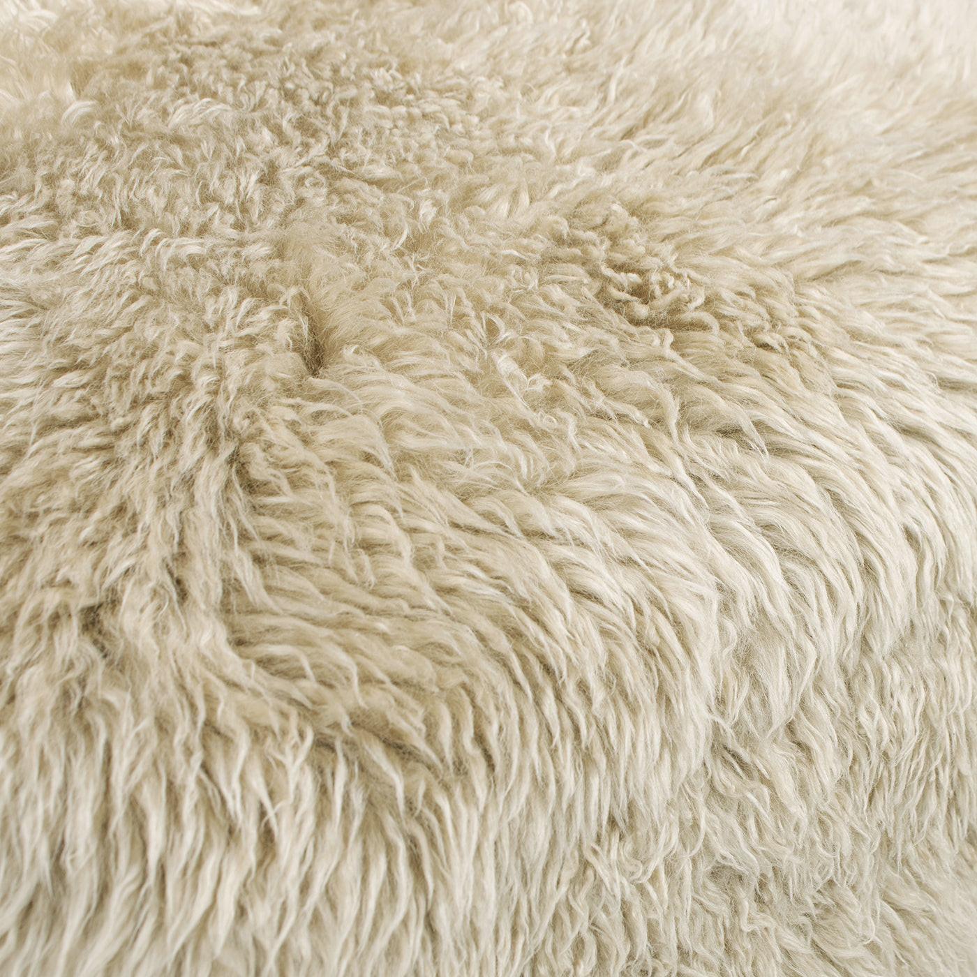Becker 33' Sheepskin Accent Arm Chair in Taupe Beige.