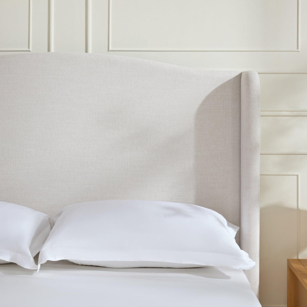 Minimalist Upholstered Queen Bed with 54' Headboard.