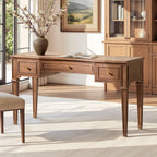 Dauphin 55' Executive Desk Rubber Wood with 3 Drawers.