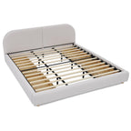 King Size Upholstered Bed Frame - Modern Minimalist Design.