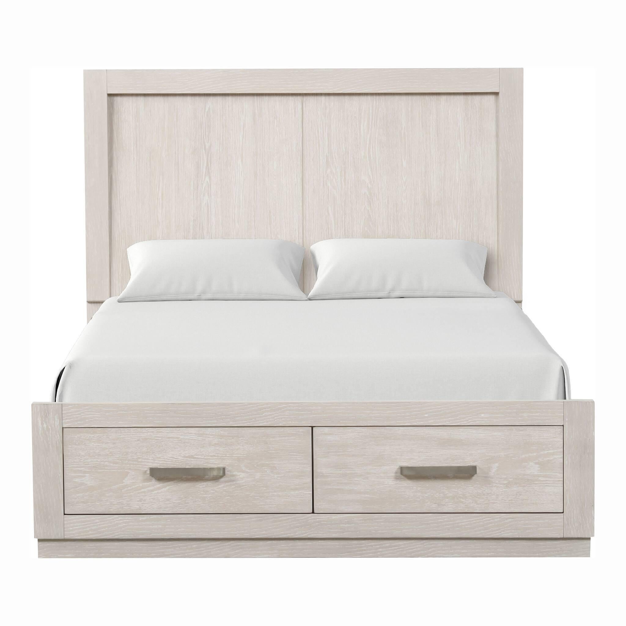 Eastern King Size Bed with Storage and LED Headboard.