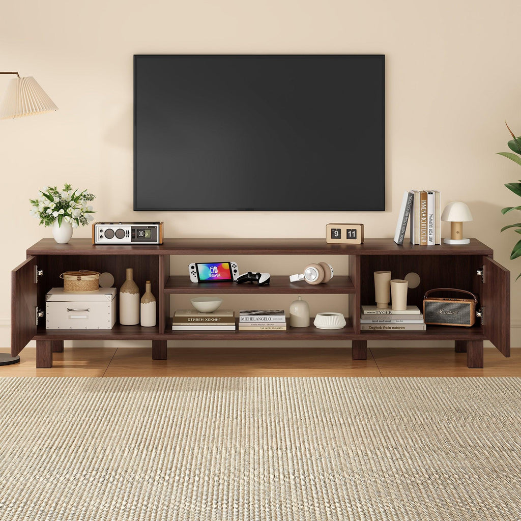 Modern TV Stand for 70 Inch TVs - Stylish Storage Center.