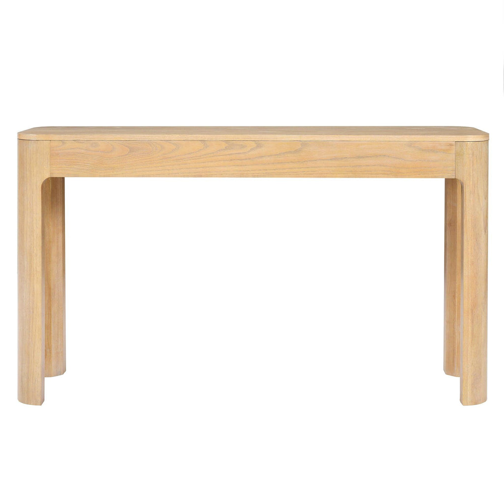 TREXM Rustic Console Table with Drawers for Entryway & Living Room.