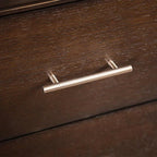 Espresso Finish Nightstand with Dovetail Drawers.