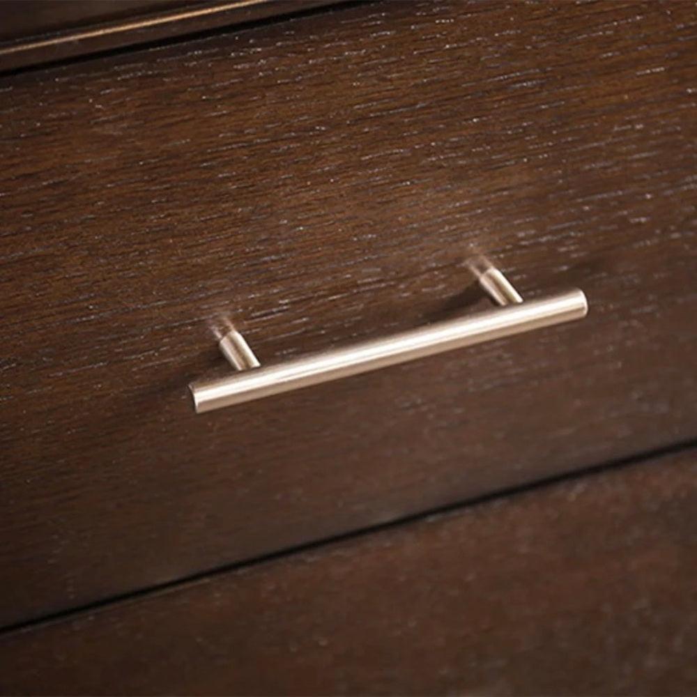 Espresso Finish Nightstand with Dovetail Drawers.