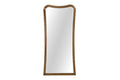Full-length floor mirror with elegant eucalyptus wood frame, ideal for modern home decor in bedrooms or dressing areas.